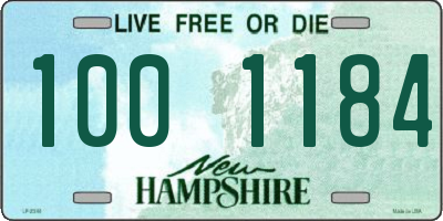 NH license plate 1001184