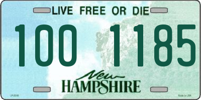 NH license plate 1001185