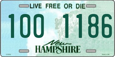 NH license plate 1001186