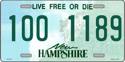 NH license plate 1001189