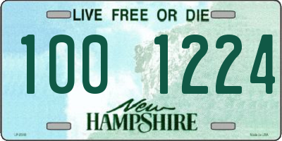 NH license plate 1001224