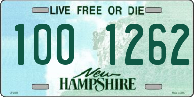 NH license plate 1001262