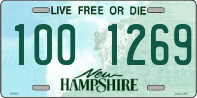 NH license plate 1001269