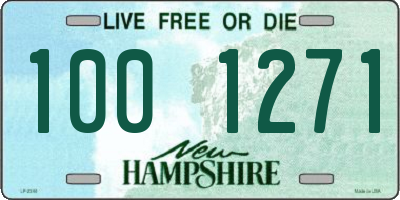 NH license plate 1001271