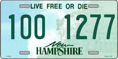 NH license plate 1001277