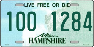 NH license plate 1001284