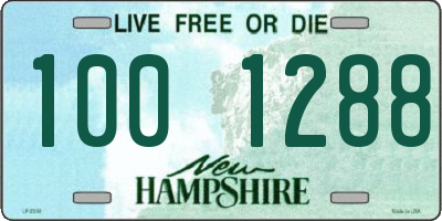 NH license plate 1001288