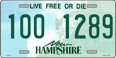 NH license plate 1001289