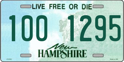 NH license plate 1001295