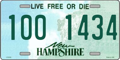 NH license plate 1001434