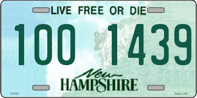NH license plate 1001439