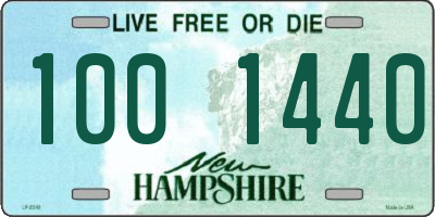 NH license plate 1001440