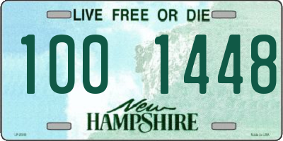 NH license plate 1001448