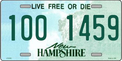 NH license plate 1001459