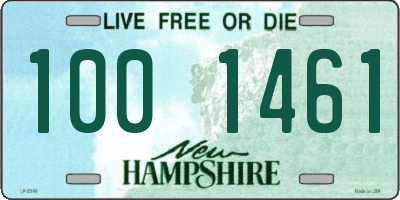 NH license plate 1001461