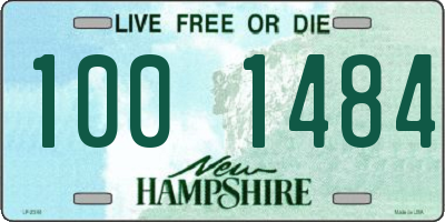 NH license plate 1001484