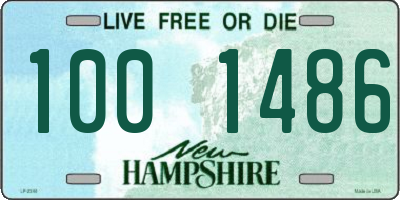 NH license plate 1001486