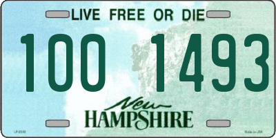 NH license plate 1001493