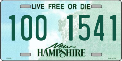 NH license plate 1001541