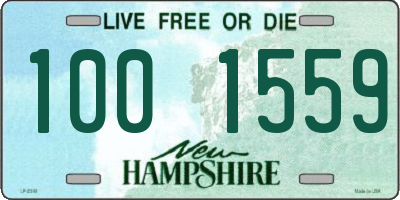 NH license plate 1001559