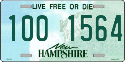 NH license plate 1001564