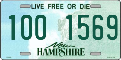 NH license plate 1001569