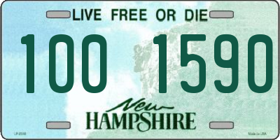 NH license plate 1001590