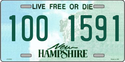 NH license plate 1001591