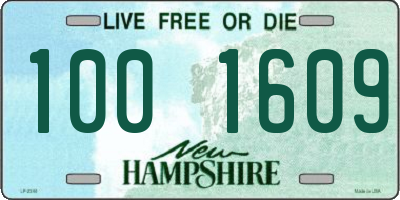 NH license plate 1001609