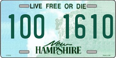 NH license plate 1001610