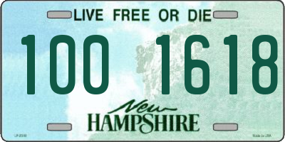 NH license plate 1001618