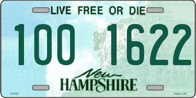 NH license plate 1001622