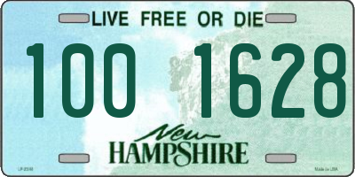 NH license plate 1001628