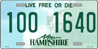 NH license plate 1001640