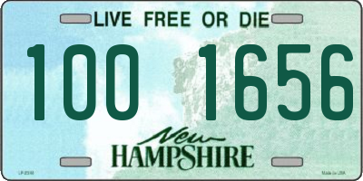 NH license plate 1001656