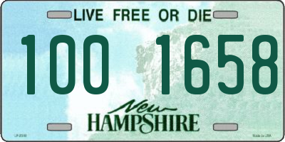 NH license plate 1001658