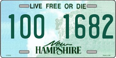 NH license plate 1001682