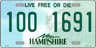 NH license plate 1001691