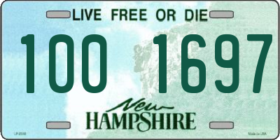 NH license plate 1001697