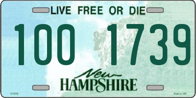 NH license plate 1001739