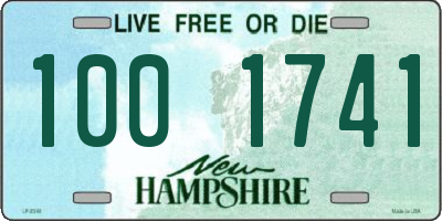 NH license plate 1001741