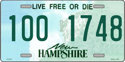 NH license plate 1001748