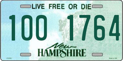 NH license plate 1001764