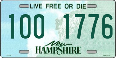 NH license plate 1001776