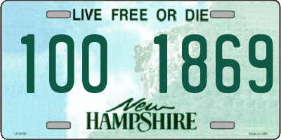 NH license plate 1001869