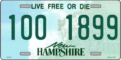 NH license plate 1001899