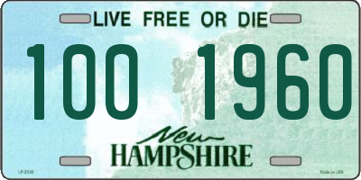 NH license plate 1001960