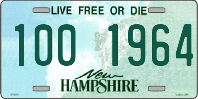 NH license plate 1001964