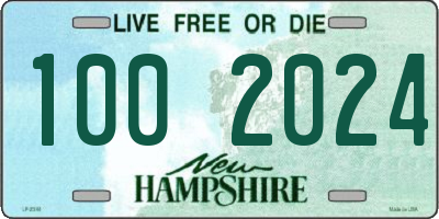 NH license plate 1002024