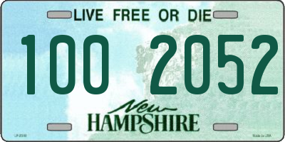 NH license plate 1002052